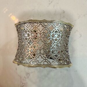 Kendra Scott Candice bracelet cuff gold silver